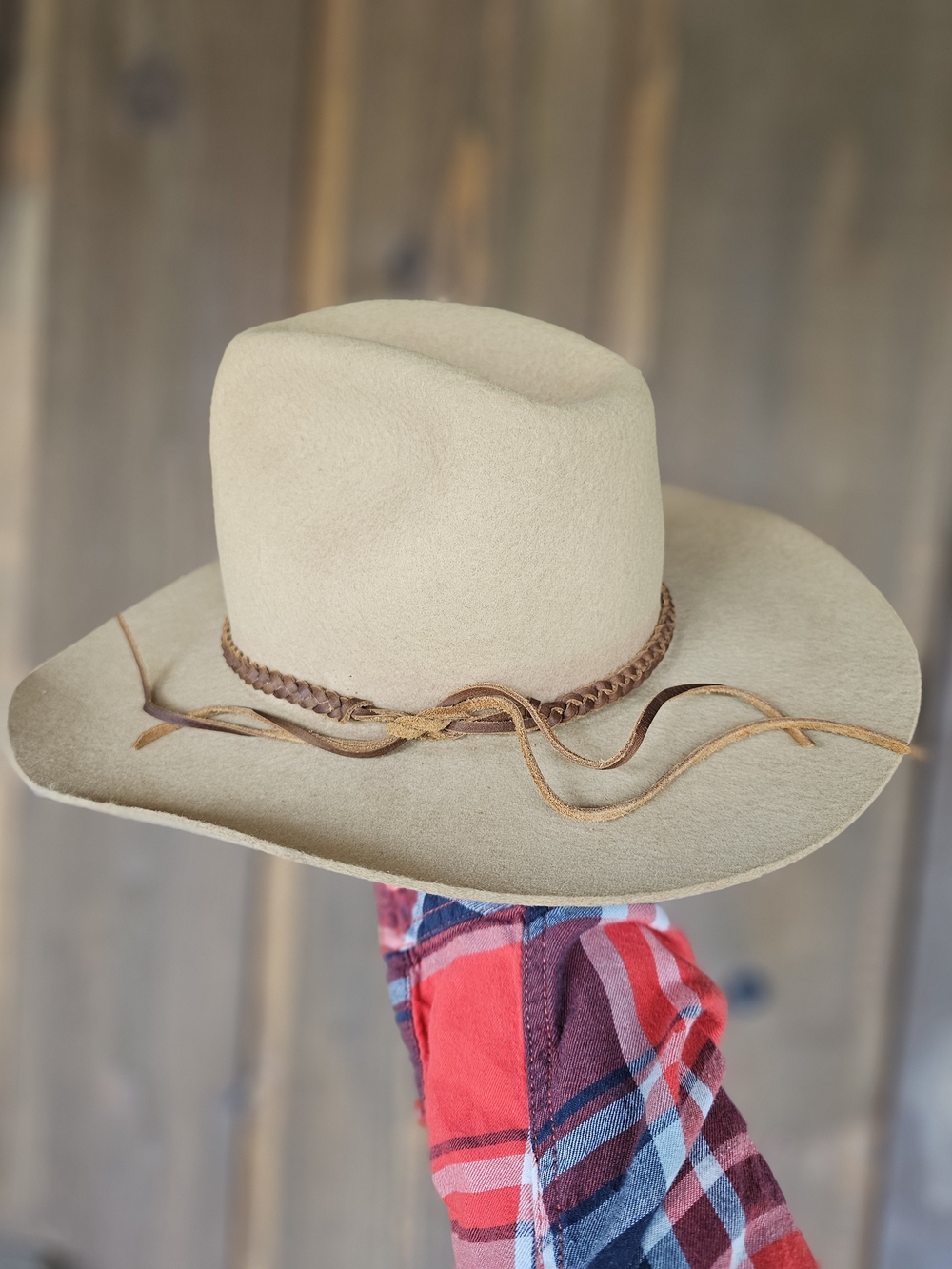 Rare Vintage Lanning Belleville Felt Hat  with Braided Hatband